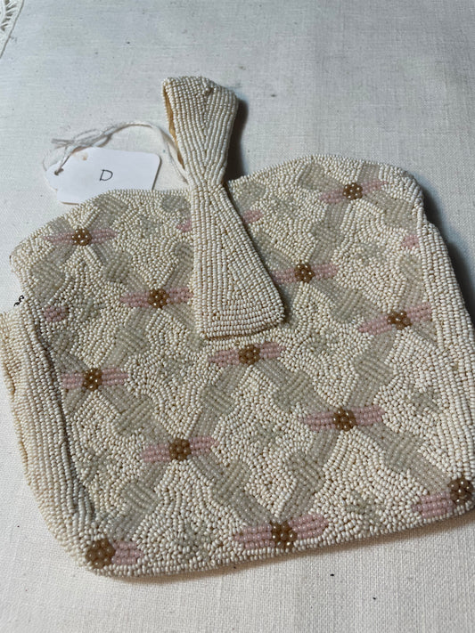 A gorgeous handmade vintage beaded purse