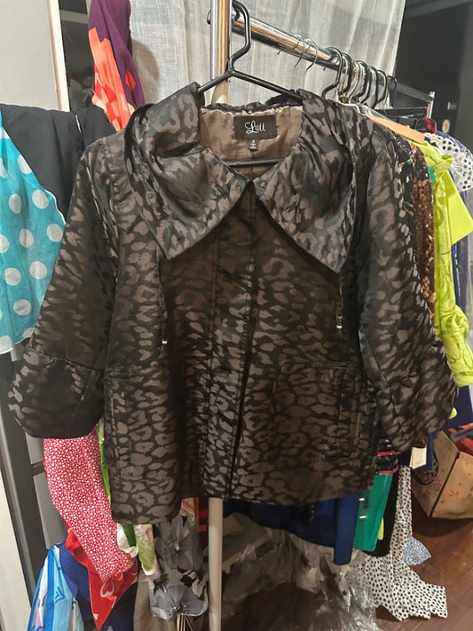 Brown leopard print LUII Leopard print LUII jacket, Small