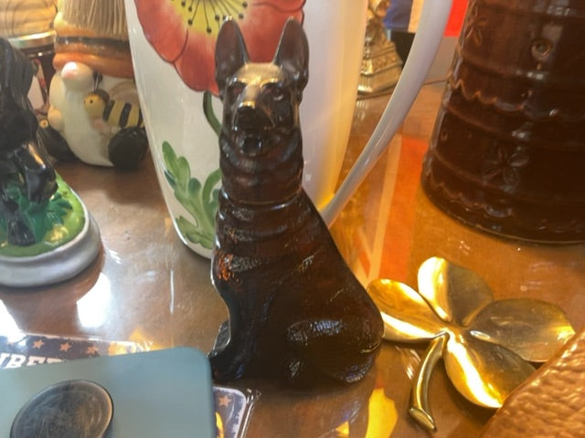 Avon perfume vintage bottle dog